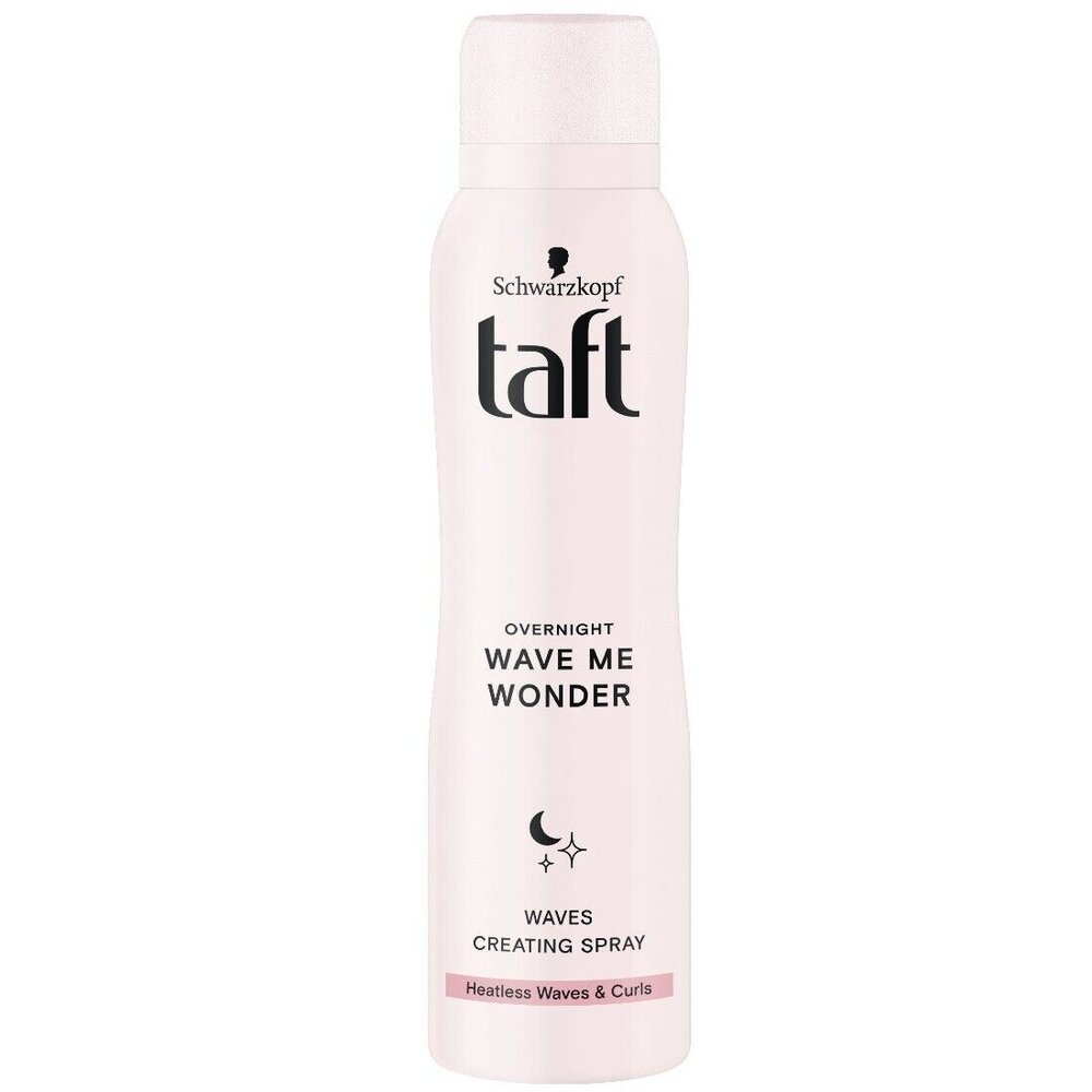 Taft Taft Spray 150 ml. Overnight Wave me Wonder (Waves creating spray) Taft Taft Spray 150 ml. Overnight Wave me Wonder (Waves creating spray)