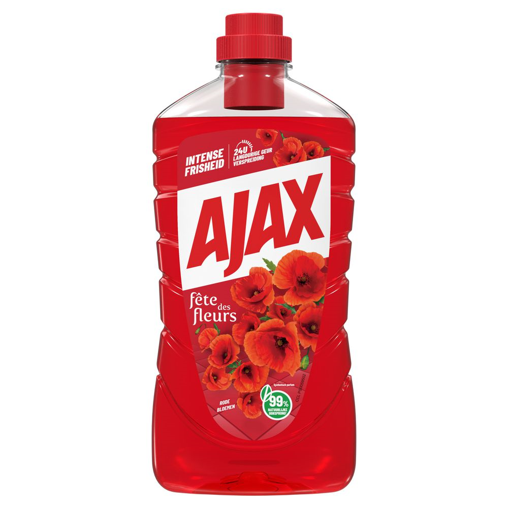 Ajax Ajax Allesreiniger 1000 ml. Rode bloem Ajax Ajax Allesreiniger 1000 ml. Rode bloem