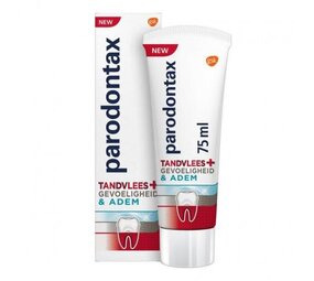 Parodontax Parodontax Tandpasta Tandvlees+ Gevoeligheid & Adem 75 ml Parodontax Parodontax Tandpasta Tandvlees+ Gevoeligheid & Adem 75 ml