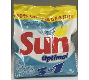 Sun Sun Optimal 3 in 1 0,77kg 38 spoelingen Sun Sun Optimal 3 in 1 0,77kg 38 spoelingen