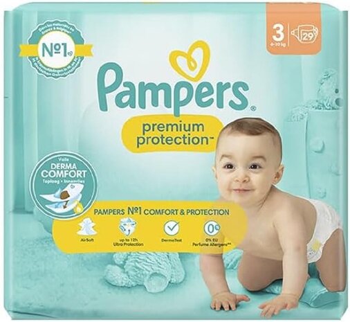 Pampers Pampers Premium Protection Gr. 3 6-10 kg 29 St Pampers Pampers Premium Protection Gr. 3 6-10 kg 29 St