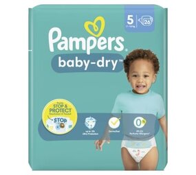 Pampers Pampers Baby Dry Gr.5 Junior 11-16kg Single Pack 26 St Pampers Pampers Baby Dry Gr.5 Junior 11-16kg Single Pack 26 St
