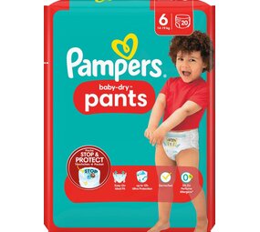 Pampers Pampers Baby Dry Pants Gr.6 Extra Large 14-19kg Single Pack 20 St Pampers Pampers Baby Dry Pants Gr.6 Extra Large 14-19kg Single Pack 20 St