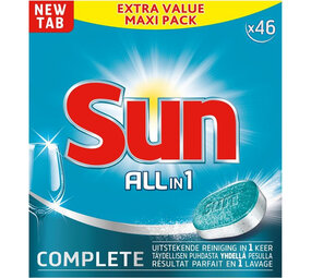 Sun sun all in 1 vaatwastabletten 46 Lemon Sun sun all in 1 vaatwastabletten 46 Lemon