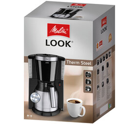 Melitta Melitta Koffiezetapparaat look therm steel Melitta Melitta Koffiezetapparaat look therm steel