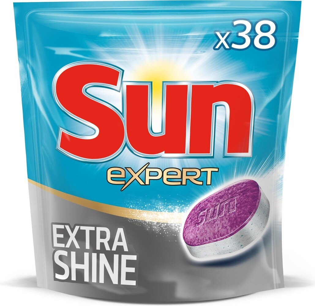 Sun Sun All In 1 Extra Shine - 38 stuks Sun Sun All In 1 Extra Shine - 38 stuks