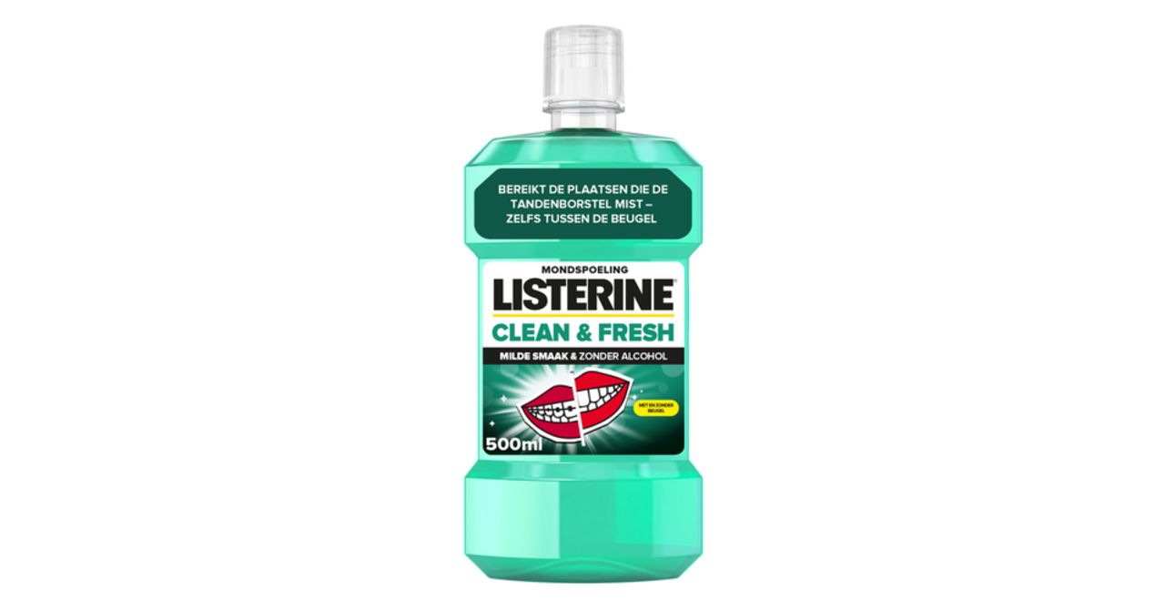 Listerine Listerine Mond Water Clean & Fresh 500ML Listerine Listerine Mond Water Clean & Fresh 500ML
