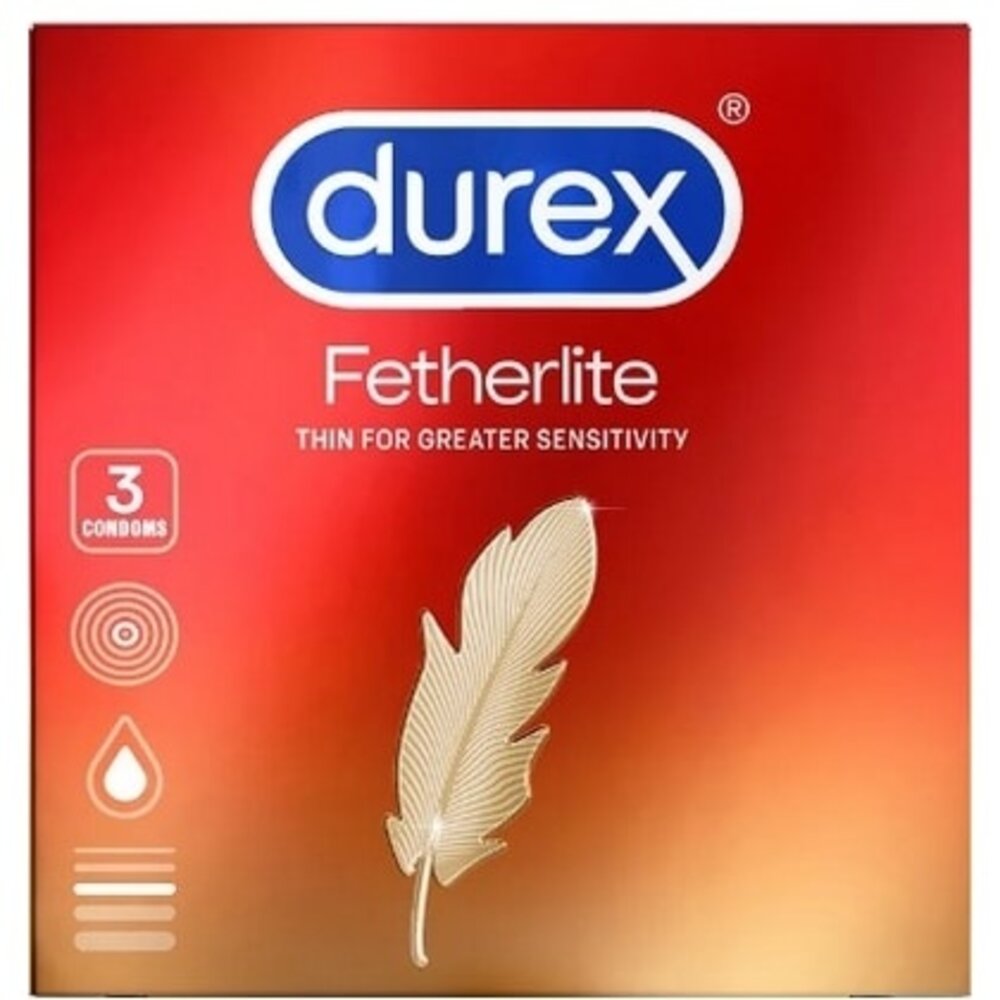 Durex Durex Condooms Fetherlite 3-pak Durex Durex Condooms Fetherlite 3-pak
