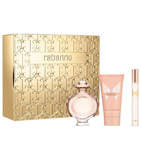 Paco Rabanne Paco Rabanne Olympéa Giftset – Eau de Parfum 50 ml + Bodylotion 75 ml + Miniatuur 10 ml