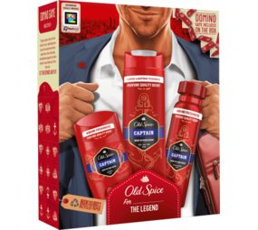 Old spice Old Spice Captain Geschenkset - Deo Stick 50ml + Deodorant 150ml + Douchegel 3in1 250ml Old spice Old Spice Captain Geschenkset - Deo Stick 50ml + Deodorant 150ml + Douchegel 3in1 250ml