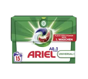 Ariel Ariel All-in-1 Pods Universal+ - 15 Wasbeurten Ariel Ariel All-in-1 Pods Universal+ - 15 Wasbeurten