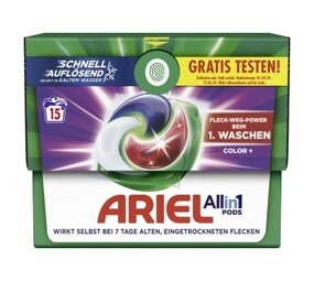 Ariel Ariel All-in-1 Pods Color+ - 15 Wasbeurten
