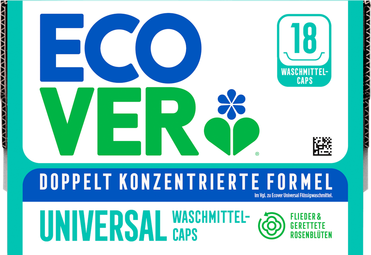 Ecover Ecover Universele Wasmiddelcapsules Sering & Roos 18 Wasbeurten