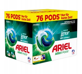 Ariel Ariel All-in-1 Pods Touch of Unstoppables - 76 Wasbeurten