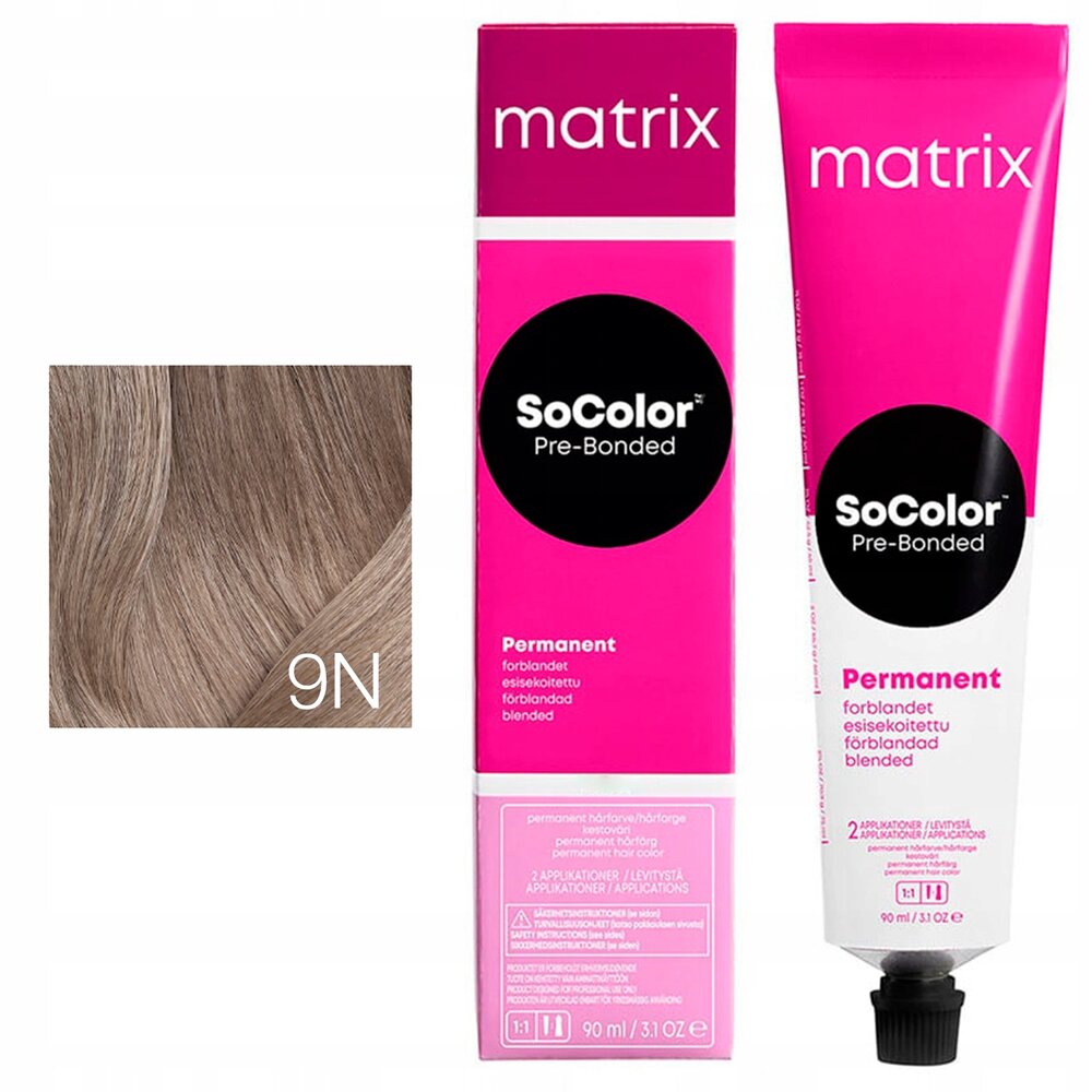 Matrix Matrix - SoColor 9N Zeer Licht Blond Natuur - 90ml Matrix Matrix - SoColor 9N Zeer Licht Blond Natuur - 90ml