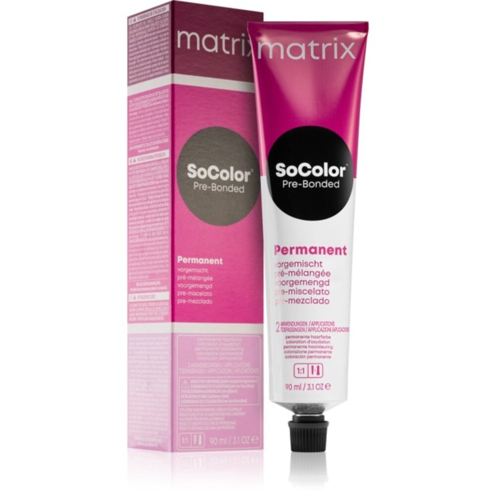 Matrix Matrix SoColor Pre-Bonded Permanent Pre-Mixed 90ml 8MM Matrix Matrix SoColor Pre-Bonded Permanent Pre-Mixed 90ml 8MM