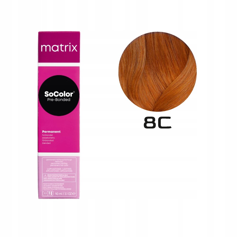 Matrix Matrix SoColor Permanent Color 8C 90ML Matrix Matrix SoColor Permanent Color 8C 90ML