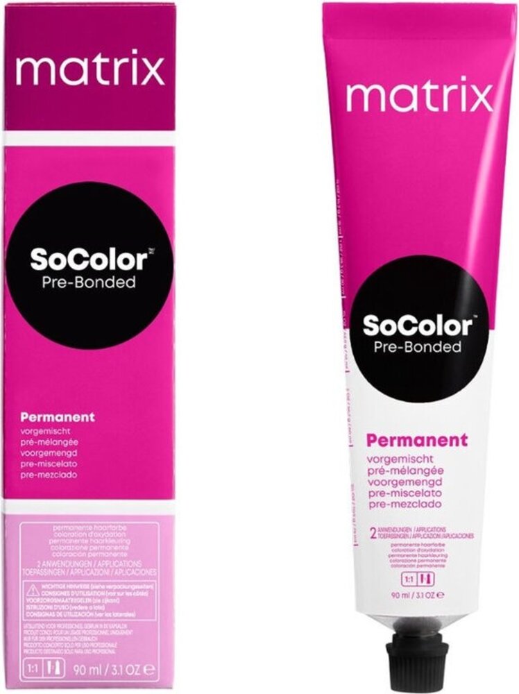 Matrix Matrix SoColor Pre-Bonded Permanent Crème Haarkleur Kleuring 90ml - 07MG Medium Blonde Mocha Gold Matrix Matrix SoColor Pre-Bonded Permanent Crème Haarkleur Kleuring 90ml - 07MG Medium Blonde Mocha Gold