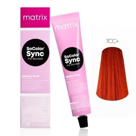 Matrix Matrix - SoColor Sync Pre-Bonded Alkaline Toner 7CC+ - 90ml Matrix Matrix - SoColor Sync Pre-Bonded Alkaline Toner 7CC+ - 90ml