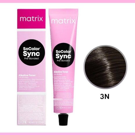 Matrix Matrix - SoColor 3N Sync Pre-Bonded Alkaline Toner - 90ml Matrix Matrix - SoColor 3N Sync Pre-Bonded Alkaline Toner - 90ml