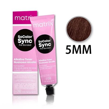 Matrix Matrix - SoColor Sync 5MM Lichtbruin Mocha Mocha - 90ml Matrix Matrix - SoColor Sync 5MM Lichtbruin Mocha Mocha - 90ml
