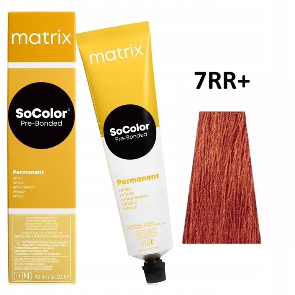 Matrix Matrix - SoColor 7RR+ Middenblond Rood Rood - 90ml Matrix Matrix - SoColor 7RR+ Middenblond Rood Rood - 90ml