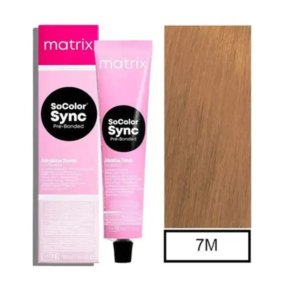 Matrix Matrix - SoColor 7M Midden Blond Mocha - 90ml Matrix Matrix - SoColor 7M Midden Blond Mocha - 90ml