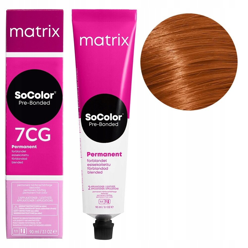 Matrix Matrix - SoColor 7CG Midden Blond Koper Goud - 90ml Matrix Matrix - SoColor 7CG Midden Blond Koper Goud - 90ml