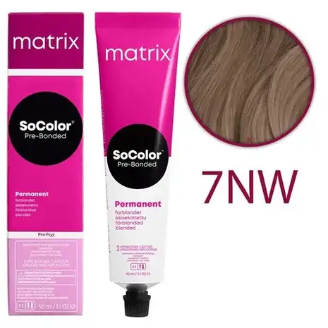 Matrix Matrix - SoColor 7NW Midden Blond Natuur Warm - 90ml Matrix Matrix - SoColor 7NW Midden Blond Natuur Warm - 90ml