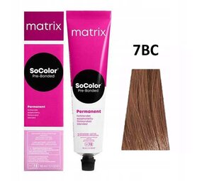 Matrix Matrix - SoColor 7BC Midden Blond Blond Koper - 90ml Matrix Matrix - SoColor 7BC Midden Blond Blond Koper - 90ml
