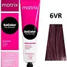 Matrix Matrix SoColor Pre-Bonded Permanent Crème Haarkleur Kleuring 90ml - 06VR Dark Blonde Violet Red Matrix Matrix SoColor Pre-Bonded Permanent Crème Haarkleur Kleuring 90ml - 06VR Dark Blonde Violet Red