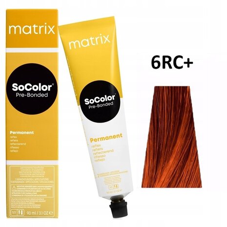Matrix Matrix - SoColor Sync Pre-Bonded Alkaline Toner 6RC+ - 90ml Matrix Matrix - SoColor Sync Pre-Bonded Alkaline Toner 6RC+ - 90ml