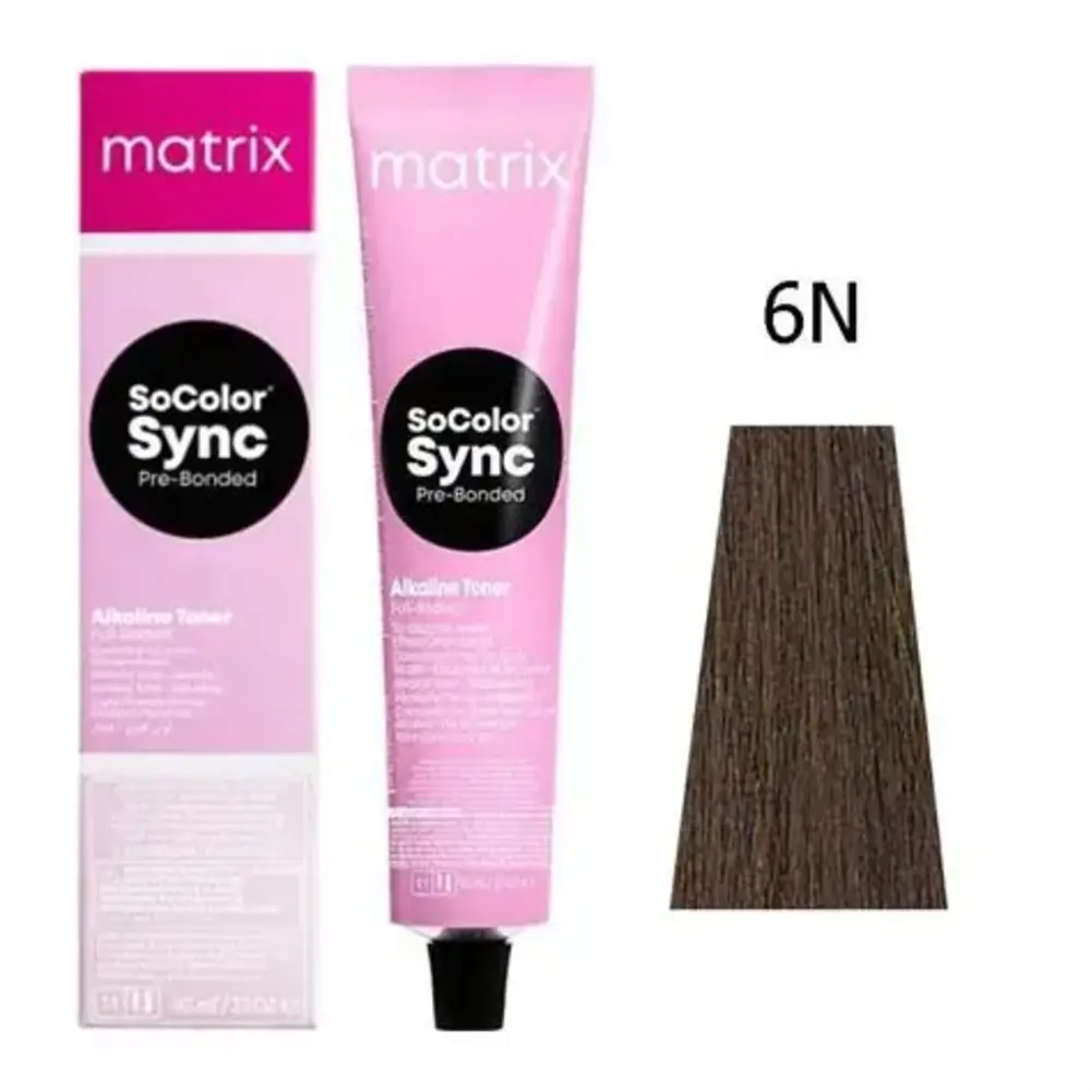 Matrix Matrix - SoColor Sync Pre-Bonded Alkaline Toner -6N 90ml