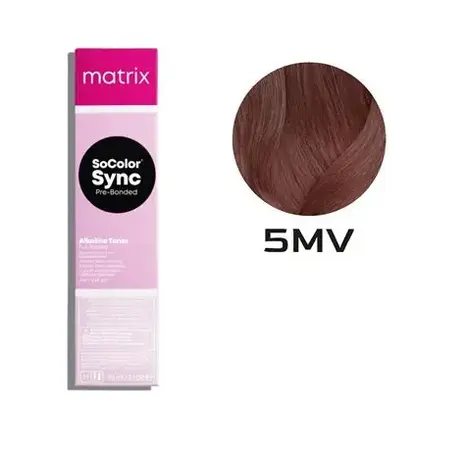 Matrix Matrix - SoColor Sync Pre-Bonded Alkaline Toner 5MV - 90ml Matrix Matrix - SoColor Sync Pre-Bonded Alkaline Toner 5MV - 90ml