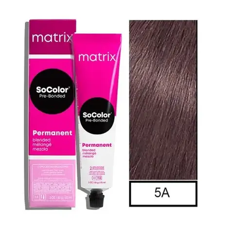 Matrix Matrix - SoColor 5A Licht Bruin As - 90ml Matrix Matrix - SoColor 5A Licht Bruin As - 90ml