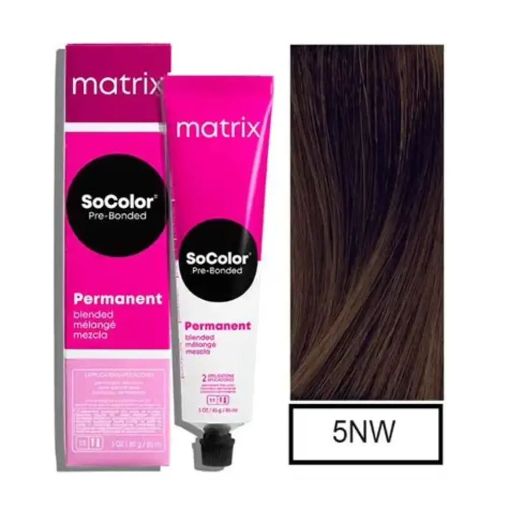 Matrix Matrix - SoColor 5Nw Licht Bruin Natuur Warm - 90ml Matrix Matrix - SoColor 5Nw Licht Bruin Natuur Warm - 90ml