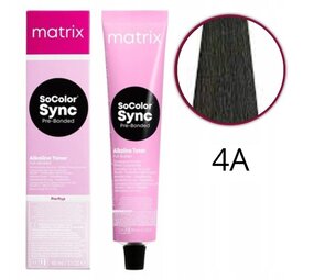 Matrix Matrix - SoColor 4A Sync Pre-Bonded Alkaline Toner - 90ml Matrix Matrix - SoColor 4A Sync Pre-Bonded Alkaline Toner - 90ml