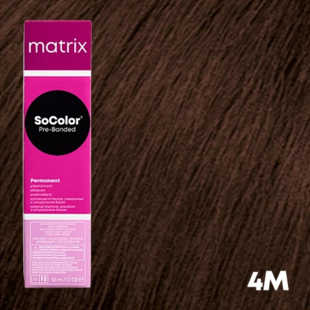 Matrix Matrix - SoColor 4M Midden Bruin Mocha - 90ml Matrix Matrix - SoColor 4M Midden Bruin Mocha - 90ml