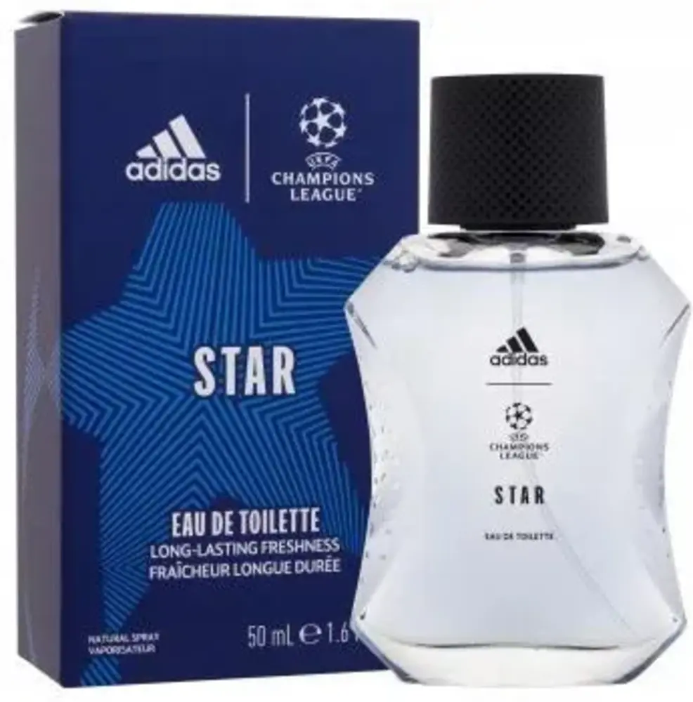 Adidas Adidas UEFA Champions League Star Eau de Toilette 50 ml – Frisse en sportieve herenparfum met energieke accenten Adidas Adidas UEFA Champions League Star Eau de Toilette 50 ml – Frisse en sportieve herenparfum met energieke accenten