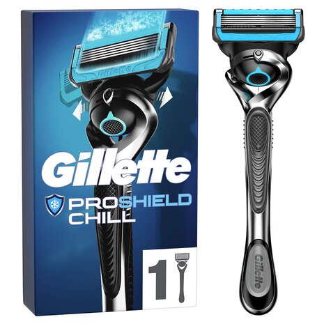 Gillette Gillette ProShield Chill Scheerapparaat met 1 mesje Gillette Gillette ProShield Chill Scheerapparaat met 1 mesje