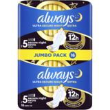 Always Always Ultra secure Night Maandverband met extra vleugels - 16 stuks
