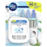 Ambi Pur Ambi Pur 3 Volution Starter Set Cotton (Fragrance Plug + Refill 20ml)