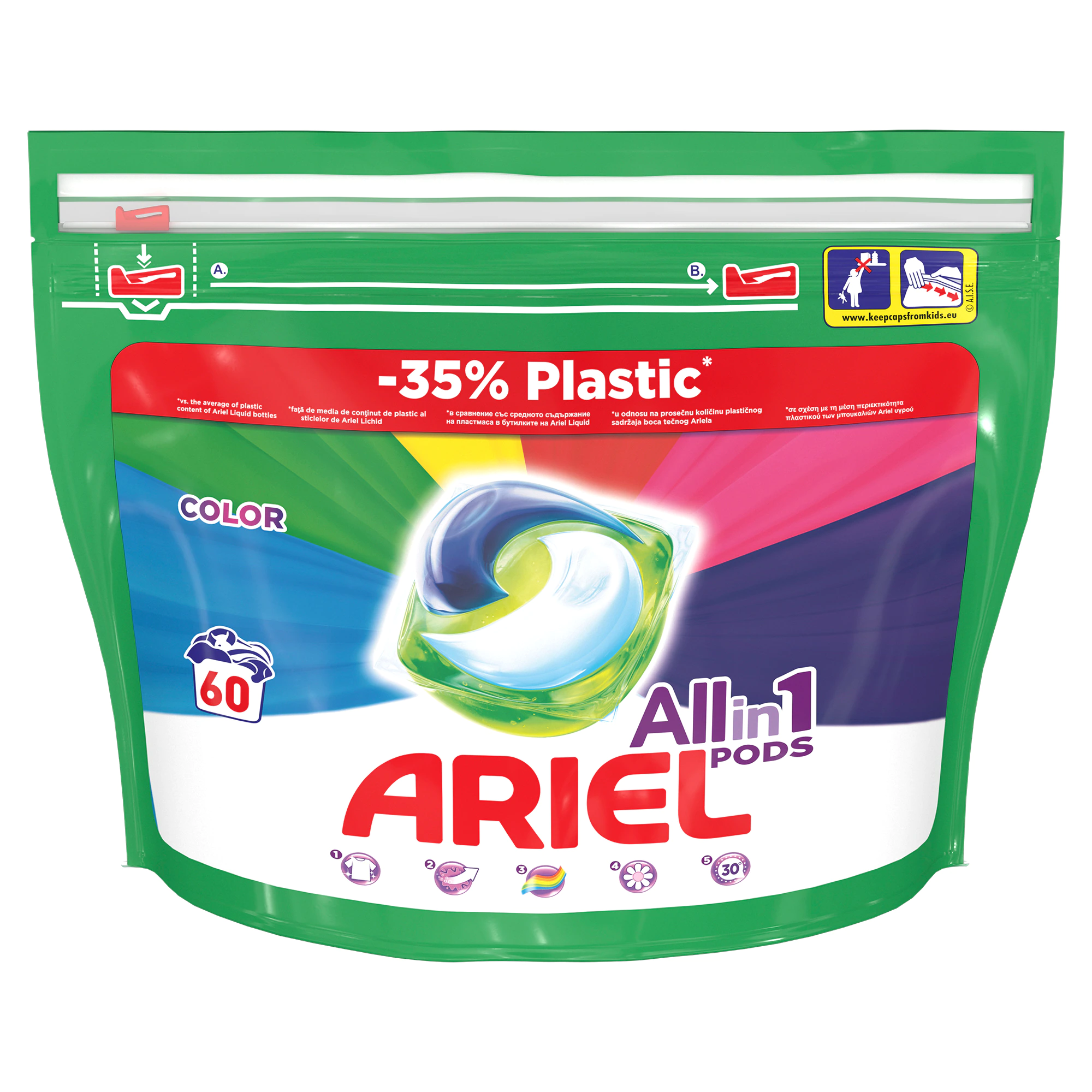 Ariel Ariel All-in-1 Pods Color - 60wl