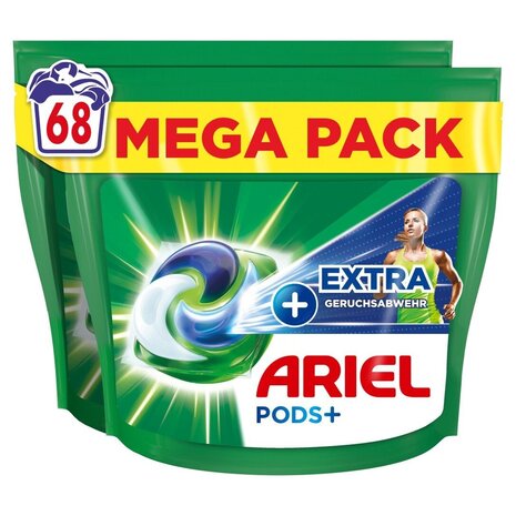 Ariel Ariel All-in-1 Pods Universal Extra Geurbestrijding – 2x34 pods (68 wasbeurten) voor krachtige reiniging en frisse geur