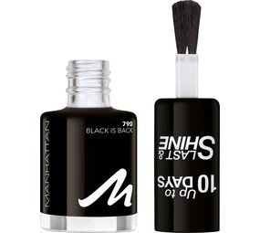 Manhattan Manhattan Nagellak Last & Shine 790 Black Is Back, 8 ml
