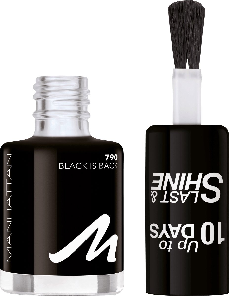Manhattan Manhattan Nagellak Last & Shine 790 Black Is Back, 8 ml