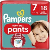 Pampers Pampers Baby Dry Pants Gr.7 Extra Large 17+kg Single Pack 18 stk