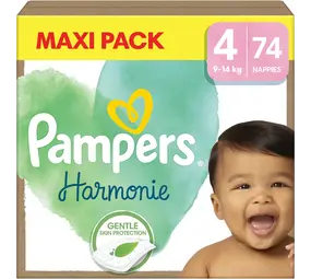 Pampers Pampers Harmonie Gr. 4 Maxi 9-14kg Maxi Pack 74 Stk Pampers Pampers Harmonie Gr. 4 Maxi 9-14kg Maxi Pack 74 Stk