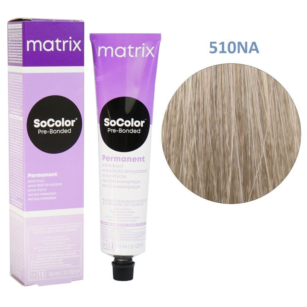 Matrix Matrix SoColor 510NA Extra Dekking – Extra Licht Blond Natuur As 90 ml