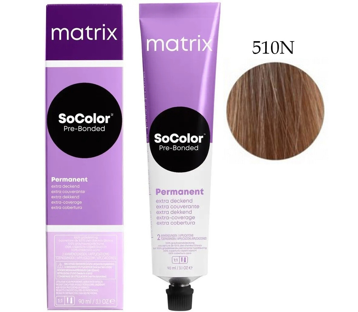 Matrix Matrix SoColor 510N – Extra Licht Blond Natuur 90 ml Matrix Matrix SoColor 510N – Extra Licht Blond Natuur 90 ml